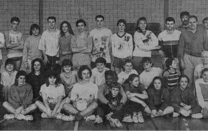 Stade Départemental à Romorantin saison 1889-1990 (Nadine Delorme Présidente CD41 et Andrée et René Verdier)