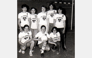 Equipe Féminine Saison 1978-1979 avec Jacqueline-?-Sylvianne-Annique-Dominique-Anne-Maryse-Claire